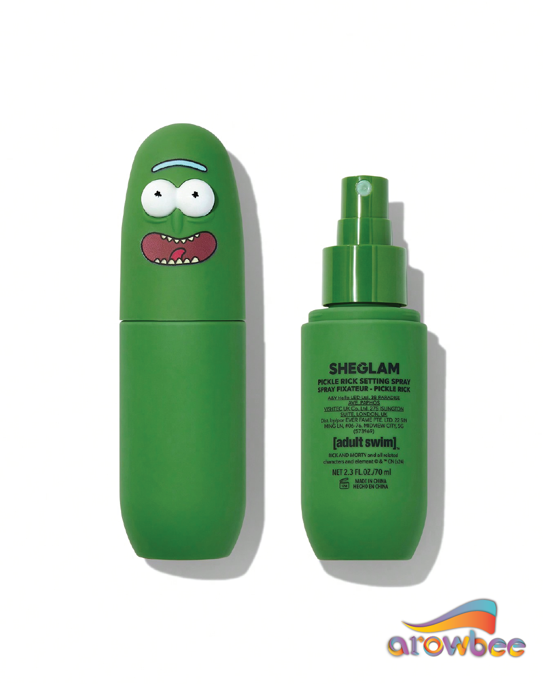 Rick and Morty X SHEGLAM Pickle Rick Setting Spray
