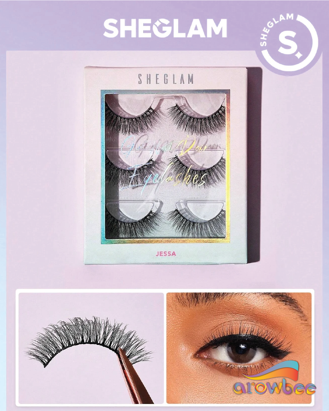SHEGLAM Girl Next Door Natural False Eyelashes