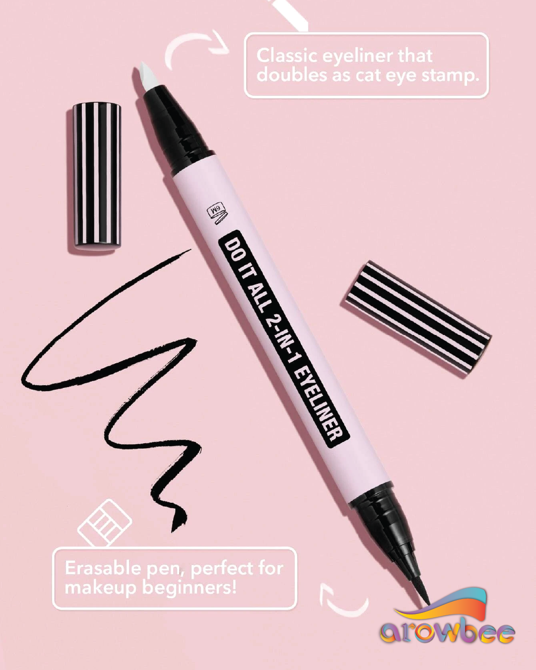SHEGLAM Do It All 2-In-1 Eyeliner Waterproof Matte