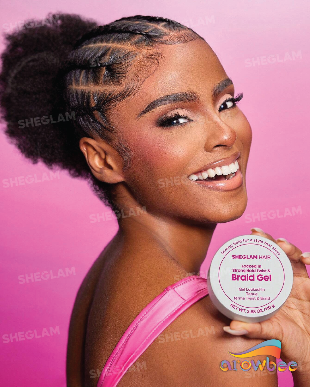 SHEGLAM Locked in Strong Hold Twist & Braid Gel - 110g
