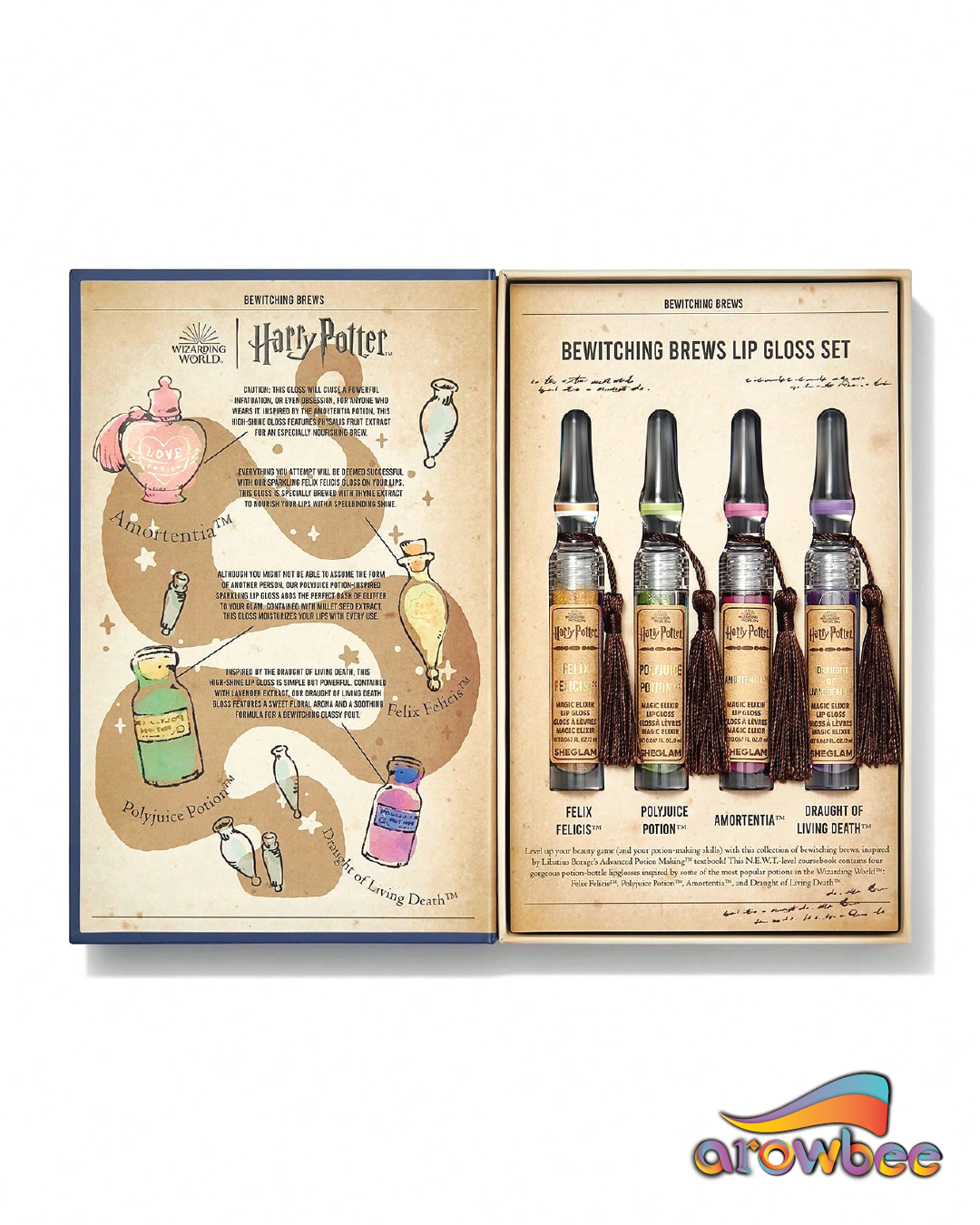 Harry Potter™ X SHEGLAM Harry Potter™ Bewitching Brews Lip Gloss Set