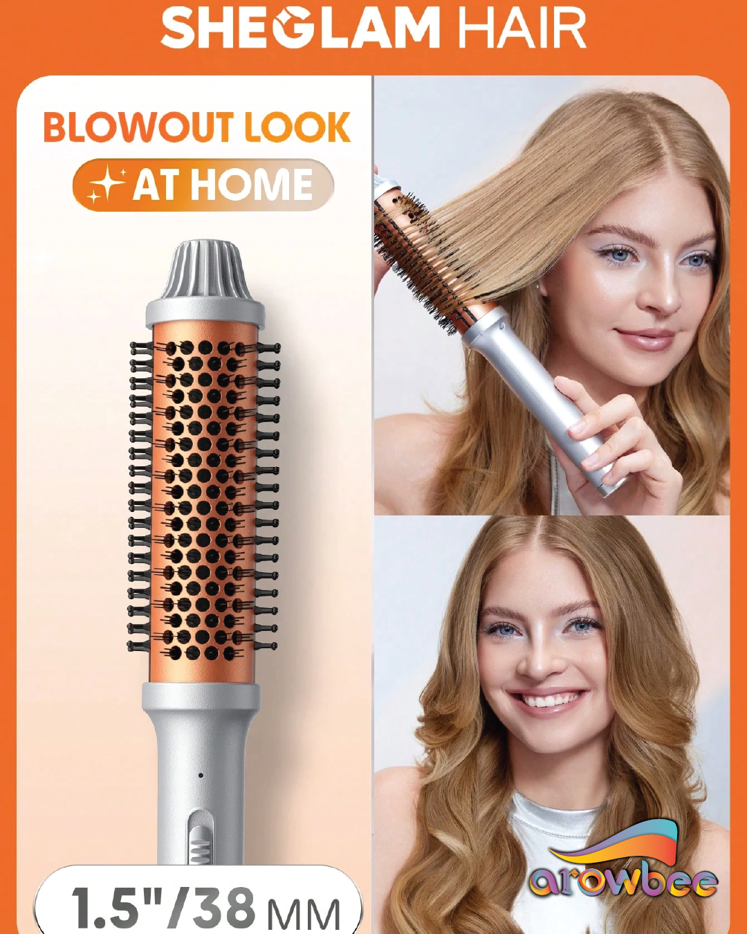 Amika Blowout Babe Interchangeable Thermal Hair Brush Blowout Babe