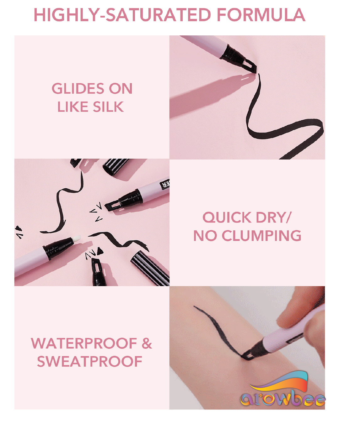 SHEGLAM Do It All 2-In-1 Eyeliner Waterproof Matte