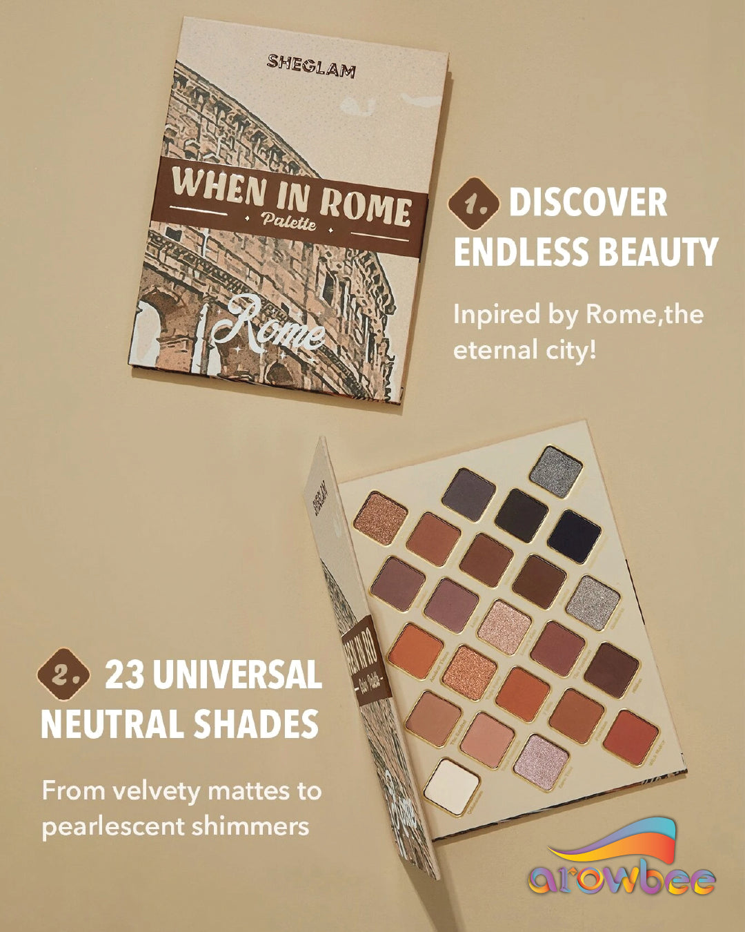 SHEGLAM When In Rome Palette