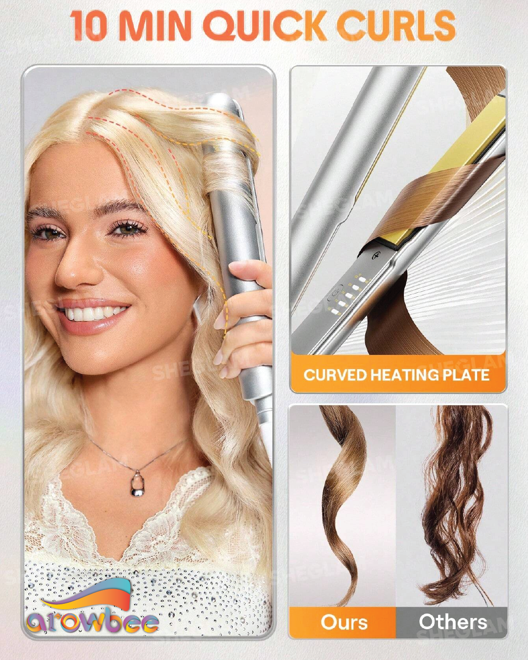 SHEGLAM HAIR Sleek Chic Insta-Heat Straight Styler