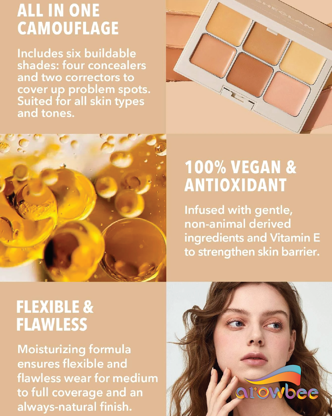 SHEGLAM Multi-Fix Concealer And Color Corrector