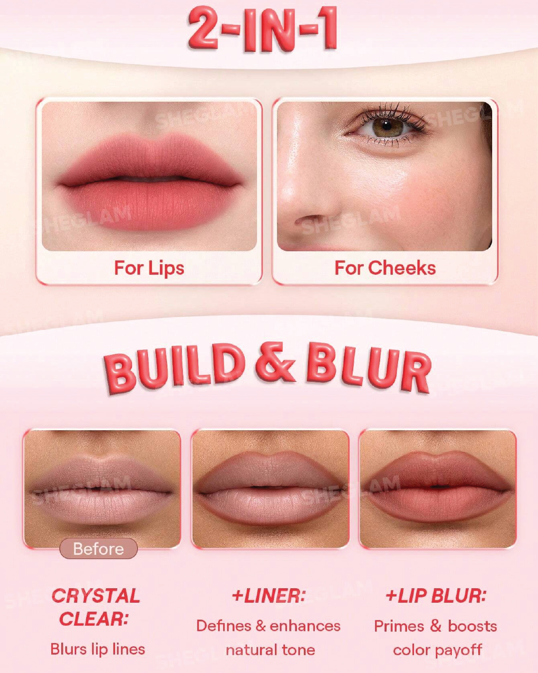 SHEGLAM Bounce Putty Pocket Lip Pot
