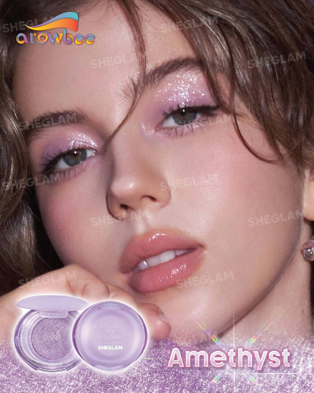 SHEGLAM Crystal Intentions Manifesting Glow Glitter Eyeshadow