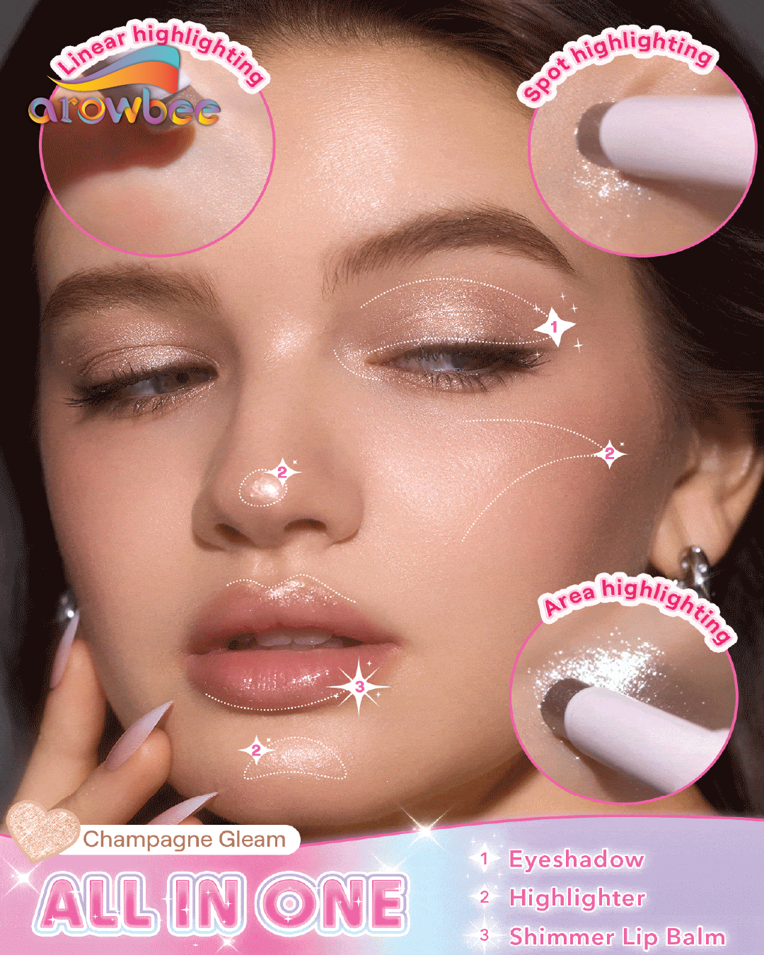 SHEGLAM Crystal Jelly Glaze Stick