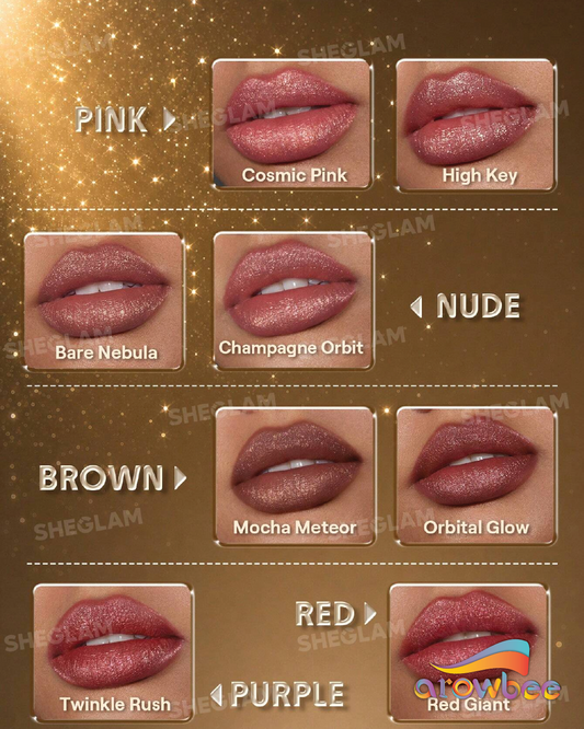 SHEGLAM Stardust Swipe Glitter Liquid Lipstick