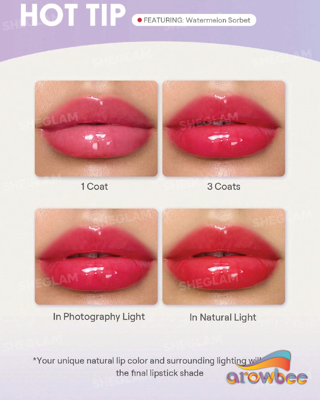SHEGLAM Crystal Glaze Moisturizing Lip Care