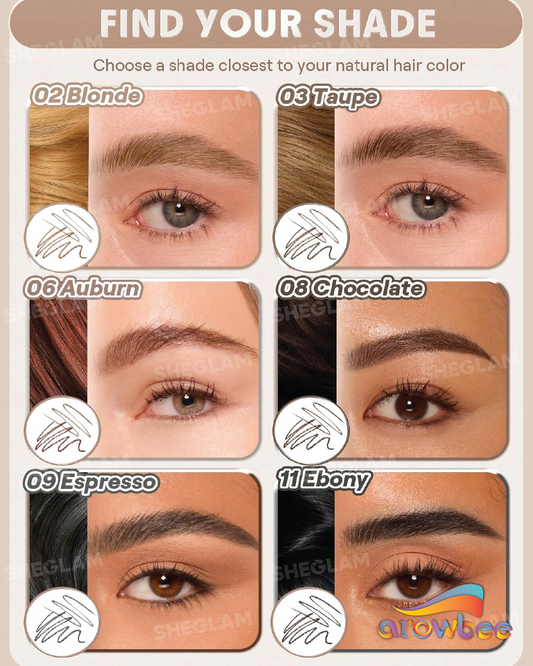 SHEGLAM Brows On Demand 2-In-1 Brow Pencil