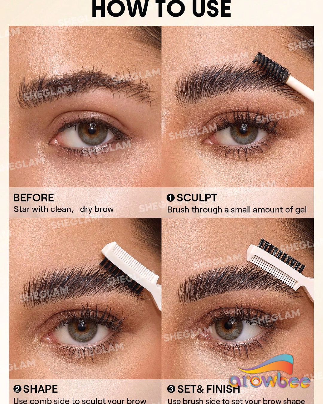 SHEGLAM Save It Laminating Brow Gel