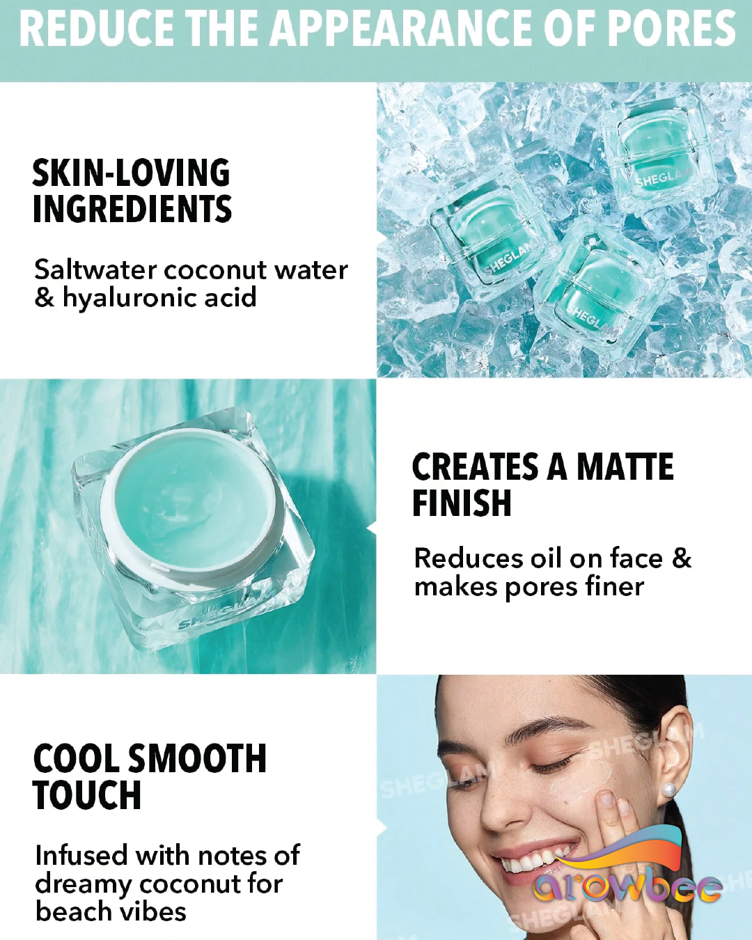 SHEGLAM Glacier Glo Smoothing Primer