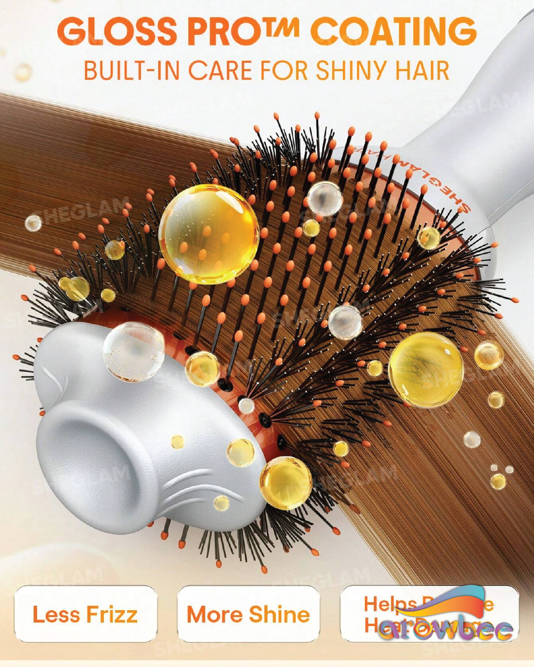 SHEGLAM HAIR Blowout Bliss Volumizing Hot Air Brush