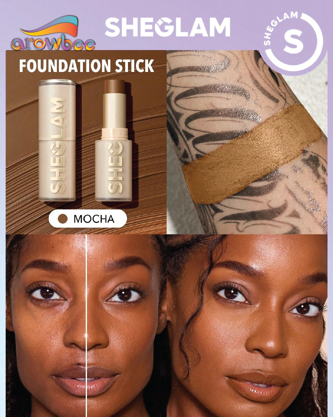 SHEGLAM Skin Magnet High Coverage Foundation Stick