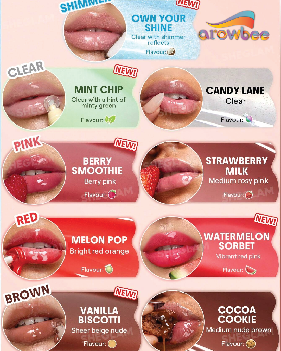 SHEGLAM Crystal Glaze Moisturizing Lip Care