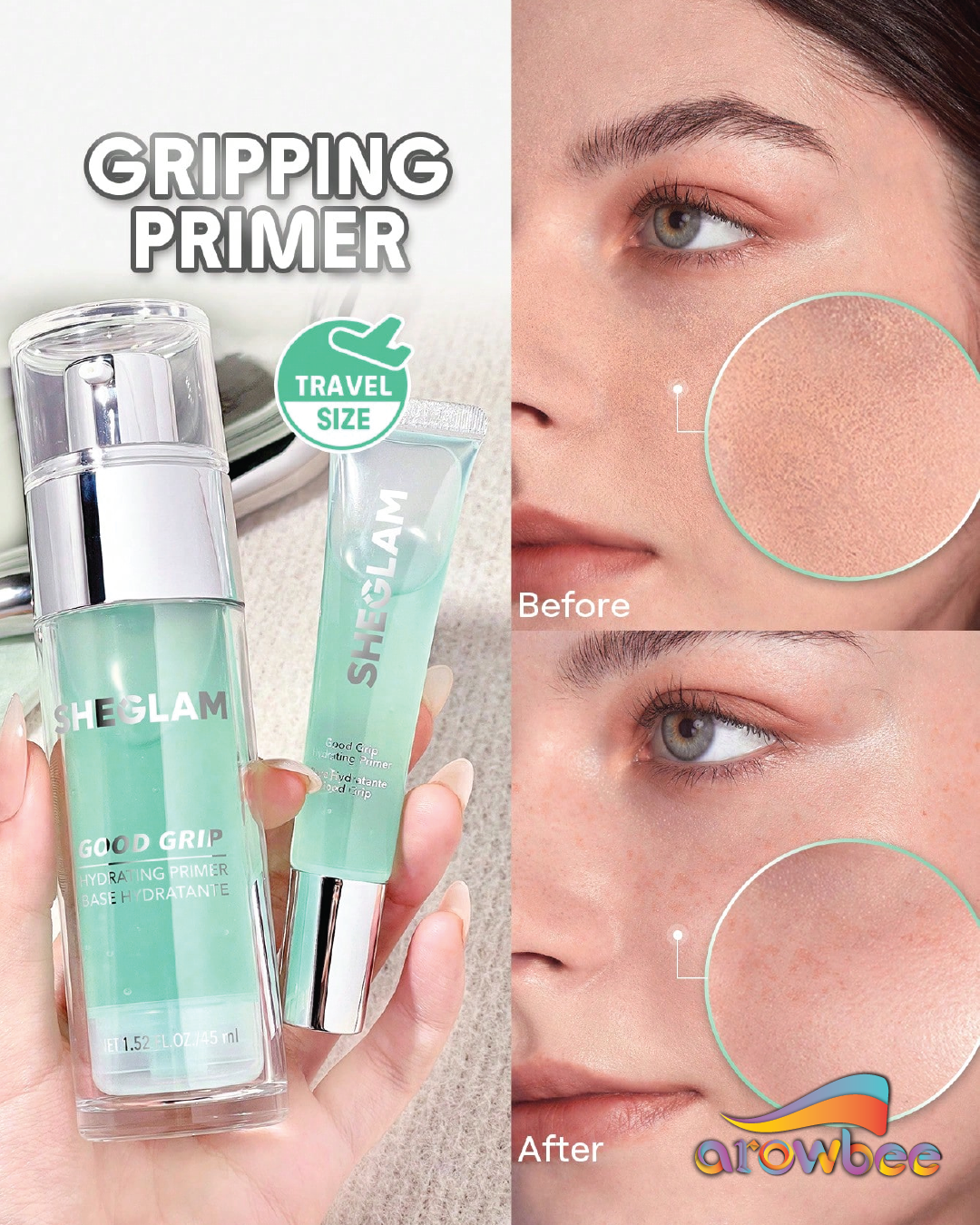 SHEGLAM Good Grip Hydrating Primer-Travel Size