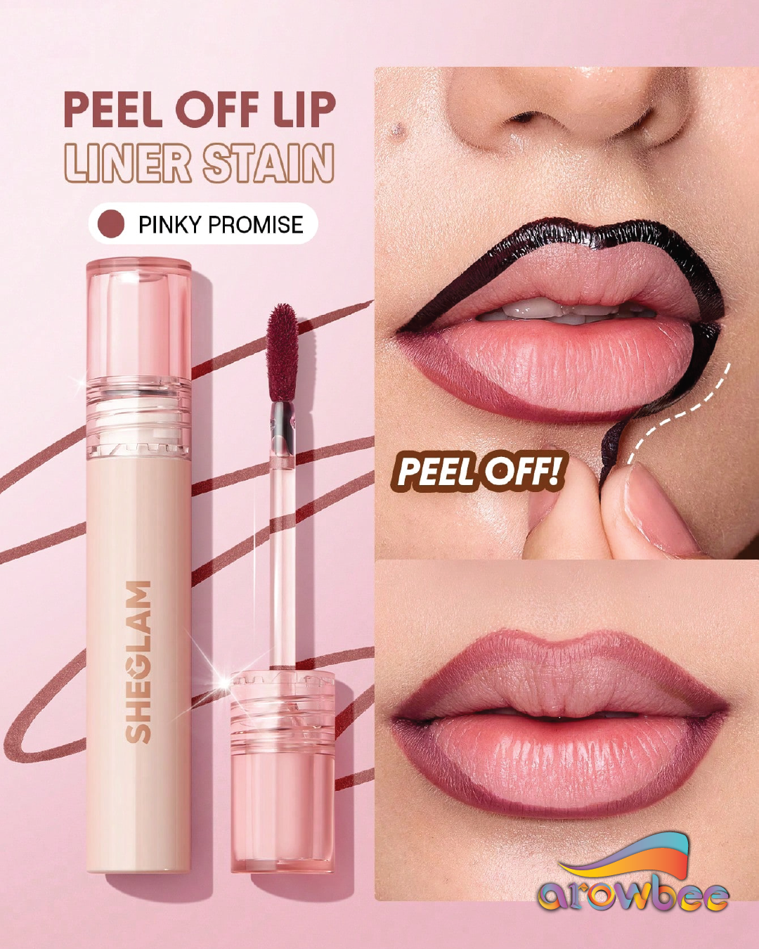 SHEGLAM Fall In Line Peel Off Lip Liner Stain