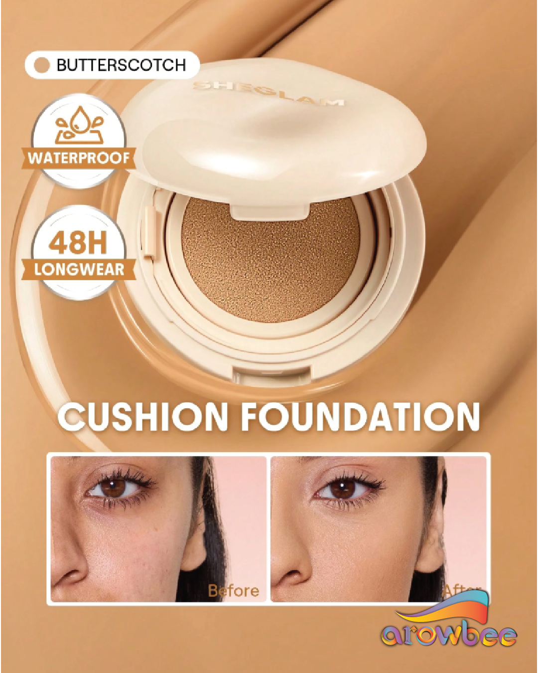 SHEGLAM Lock & Go Long-Lasting Cushion Foundation
