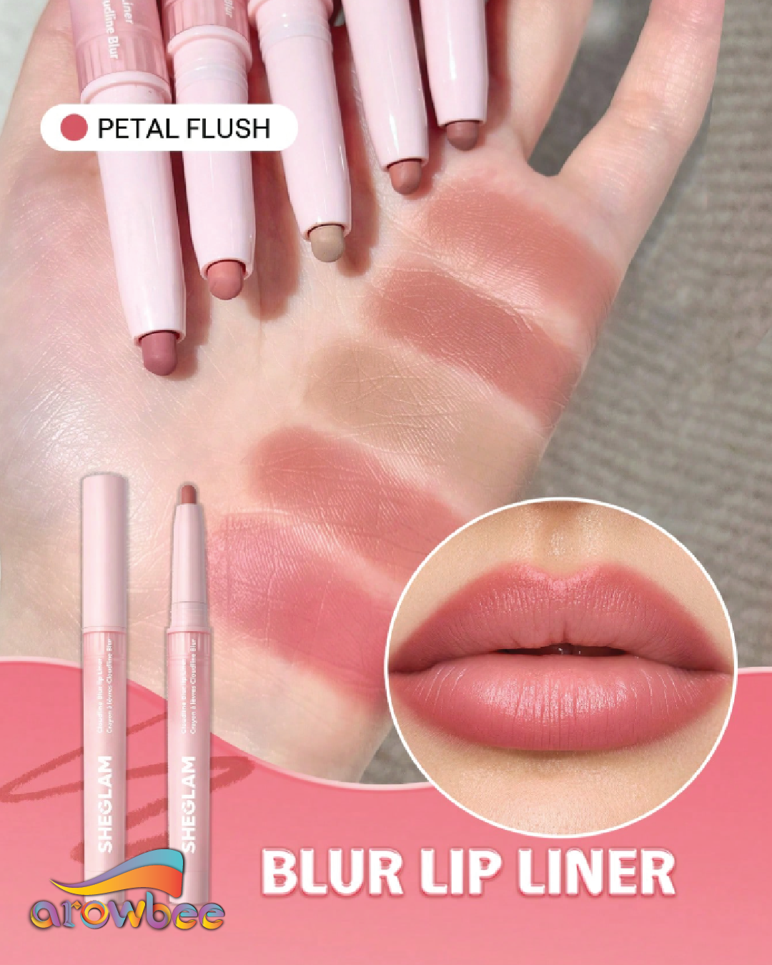 SHEGLAM Cloudline Blur Lip Liner