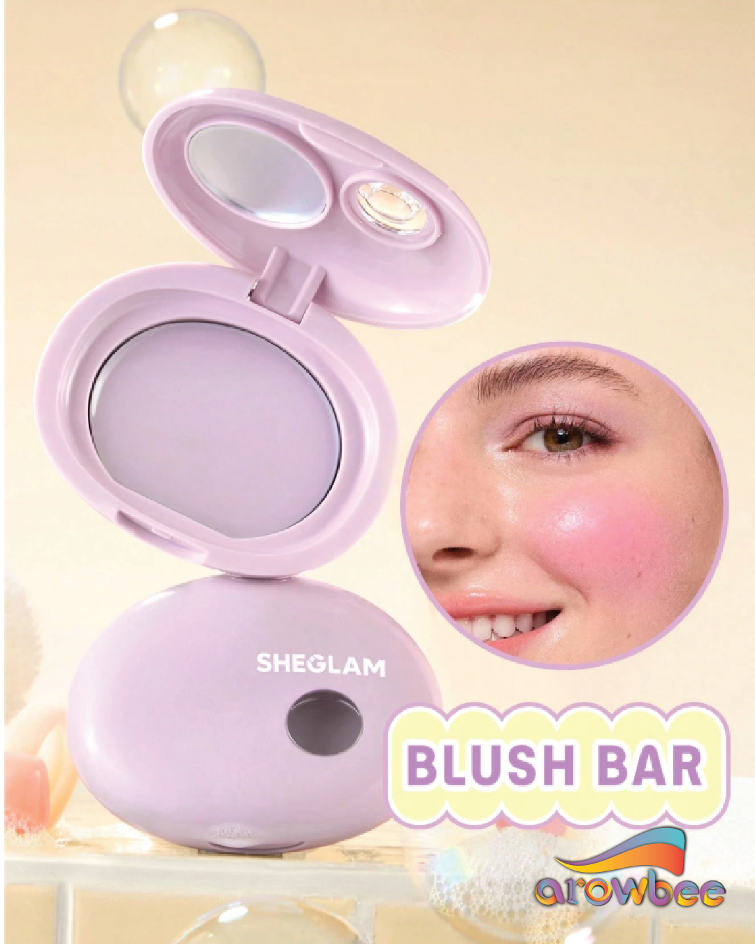 SHEGLAM Bubble Glow Blush Bar