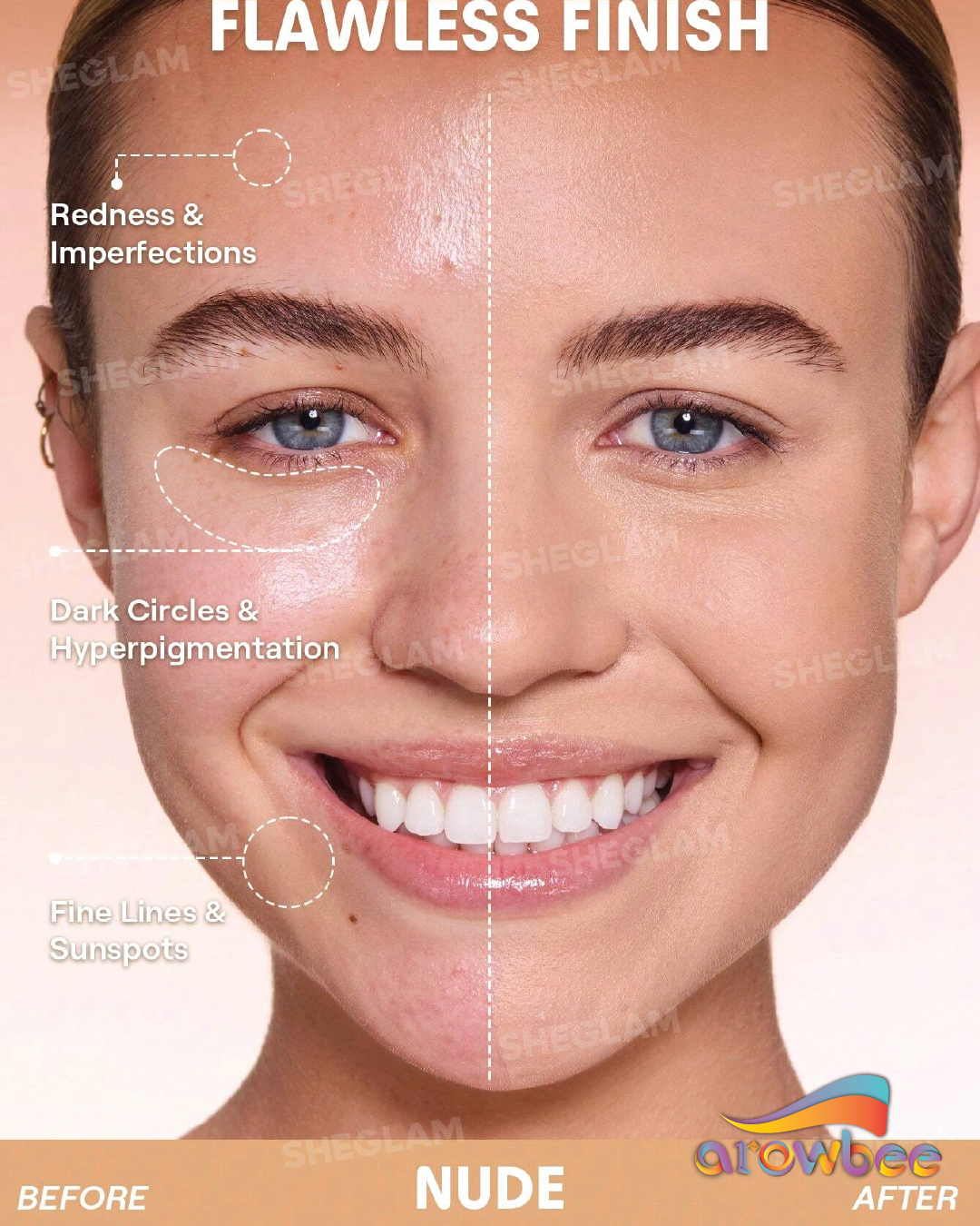 SHEGLAM Lock & Go Long-Lasting Cushion Foundation