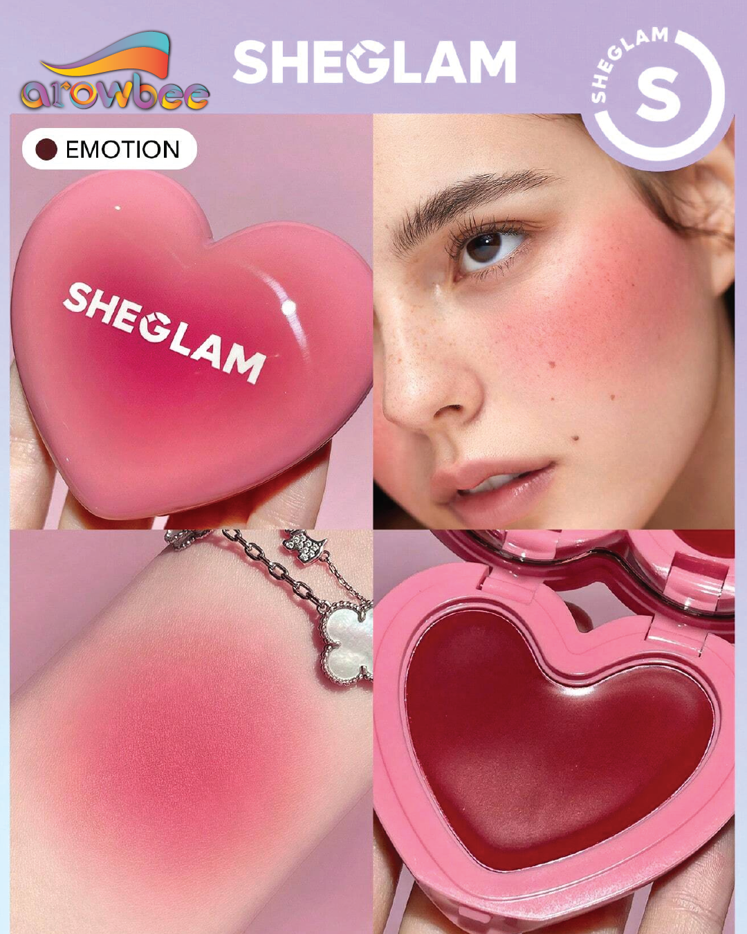 SHEGLAM Playing Cupid Cream Blush