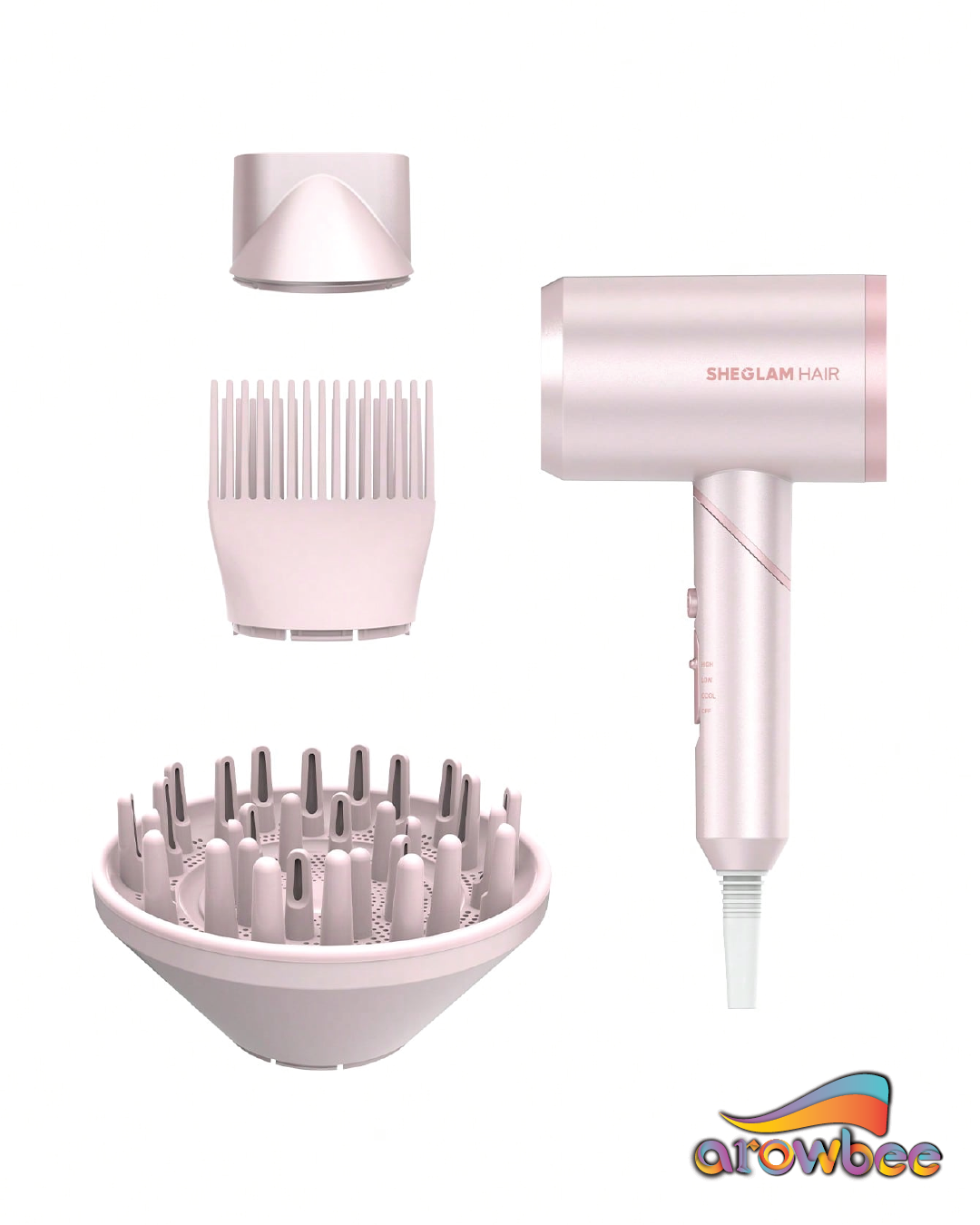 SHEGLAM HAIR Blowout Bliss Triple Threat Hair Dryer