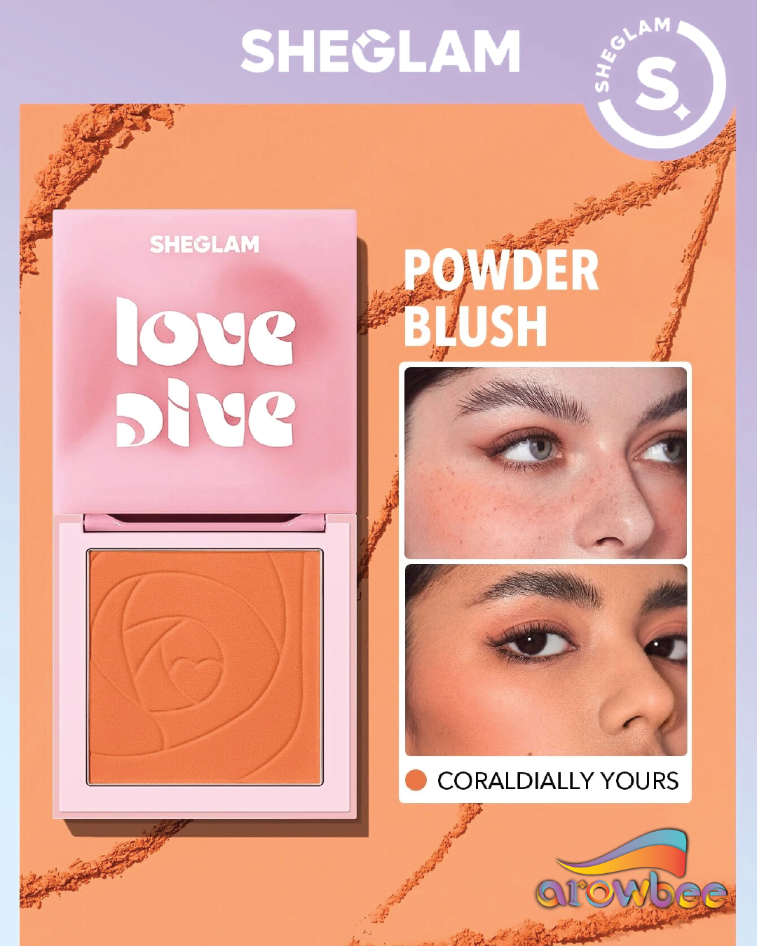 SHEGLAM Love Dive Tender Heart Powder Blush