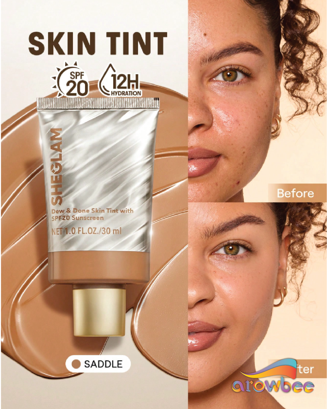 SHEGLAM Dew & Done Skin Tint With Spf20