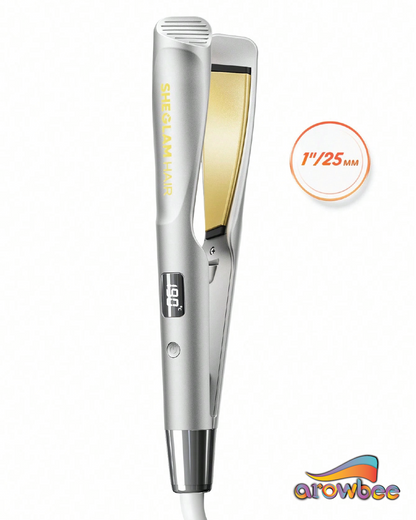 SHEGLAM HAIR Sleek Chic Twist Kiss Flat Iron