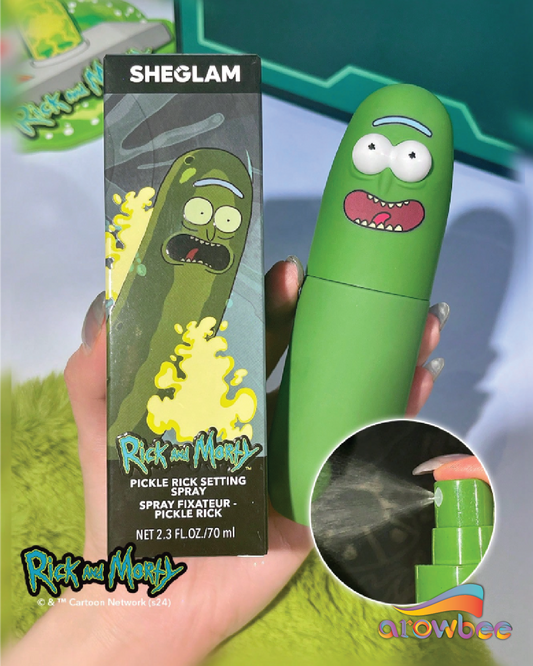 Rick and Morty X SHEGLAM Pickle Rick Setting Spray