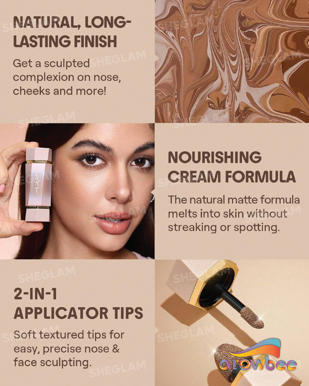 SHEGLAM Precision Sculpt Liquid Contour Duo