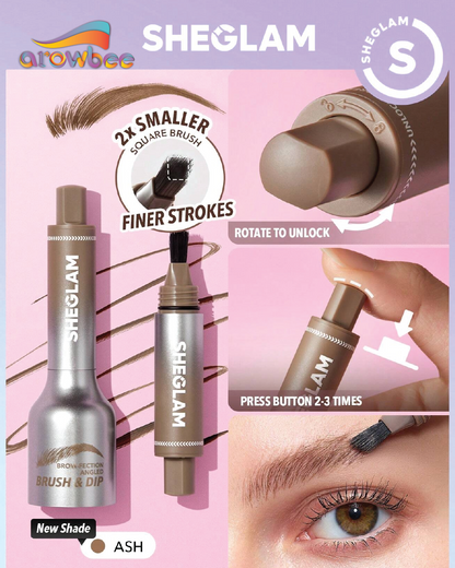 SHEGLAM Brow-Fection Angled Brush & Dip