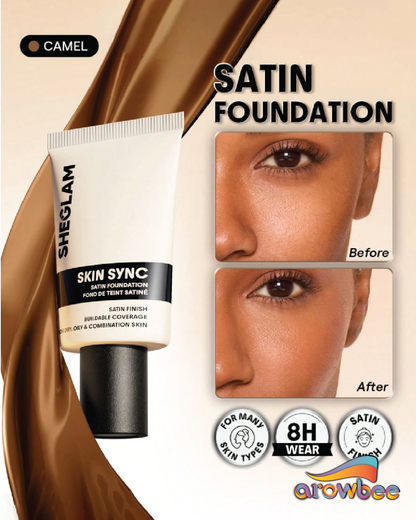 SHEGLAM Skin Sync Satin Foundation