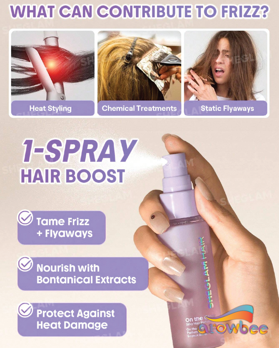 SHEGLAM HAIR On The Glow Silky Hair Perfume