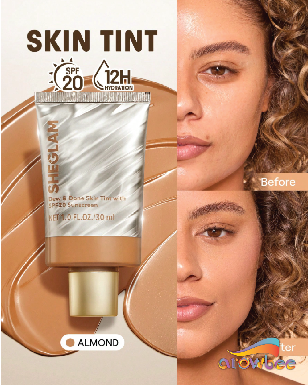 SHEGLAM Dew & Done Skin Tint With Spf20
