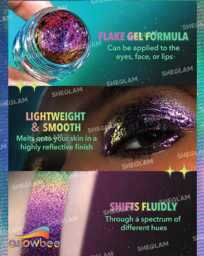 SHEGLAM Chroma Zone Multichrome Flake Gel