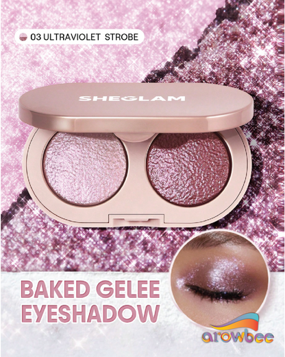Sheglam Prismalight Baked Gelee Eyeshadow Duo