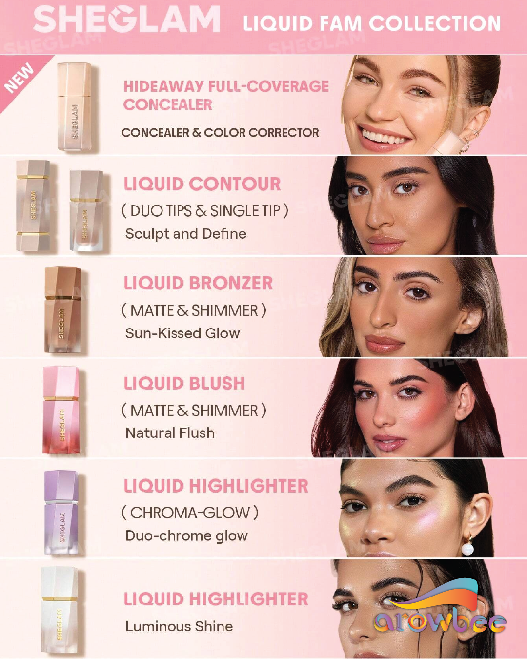 SHEGLAM Hideaway Full-Coverage Concealer