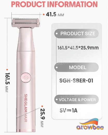 SHEGLAM HAIR Smooth Moves Single-Blade Electric Razor