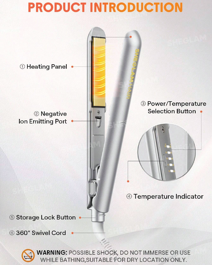 SHEGLAM HAIR Sleek Chic Insta-Heat Straight Styler