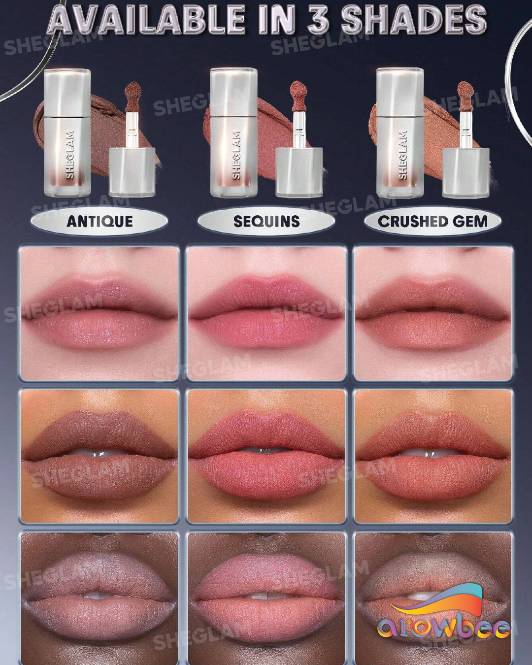 SHEGLAM Glitter Whip Liquid Lipstick