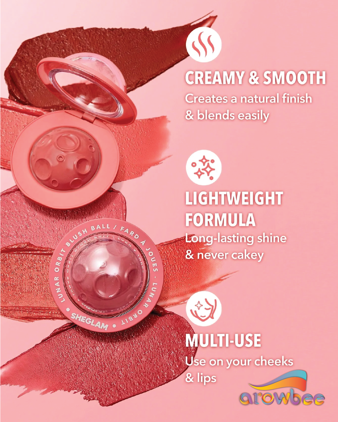 SHEGLAM Lunar Orbit Blush Ball