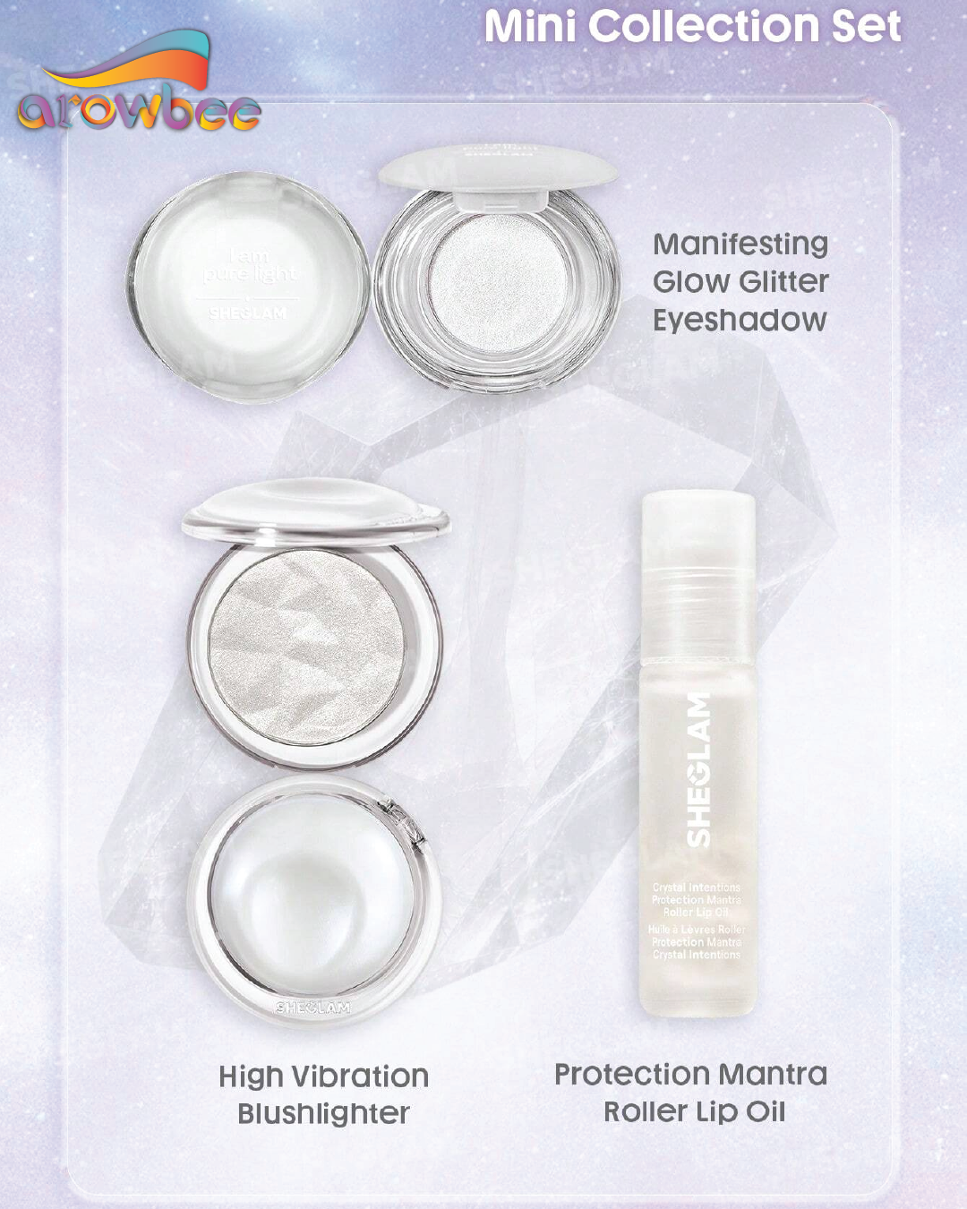 SHEGLAM Crystal Intentions Small Rituals Mini Collection Set