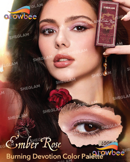 SHEGLAM Ember Rose Burning Devotion Color Palette