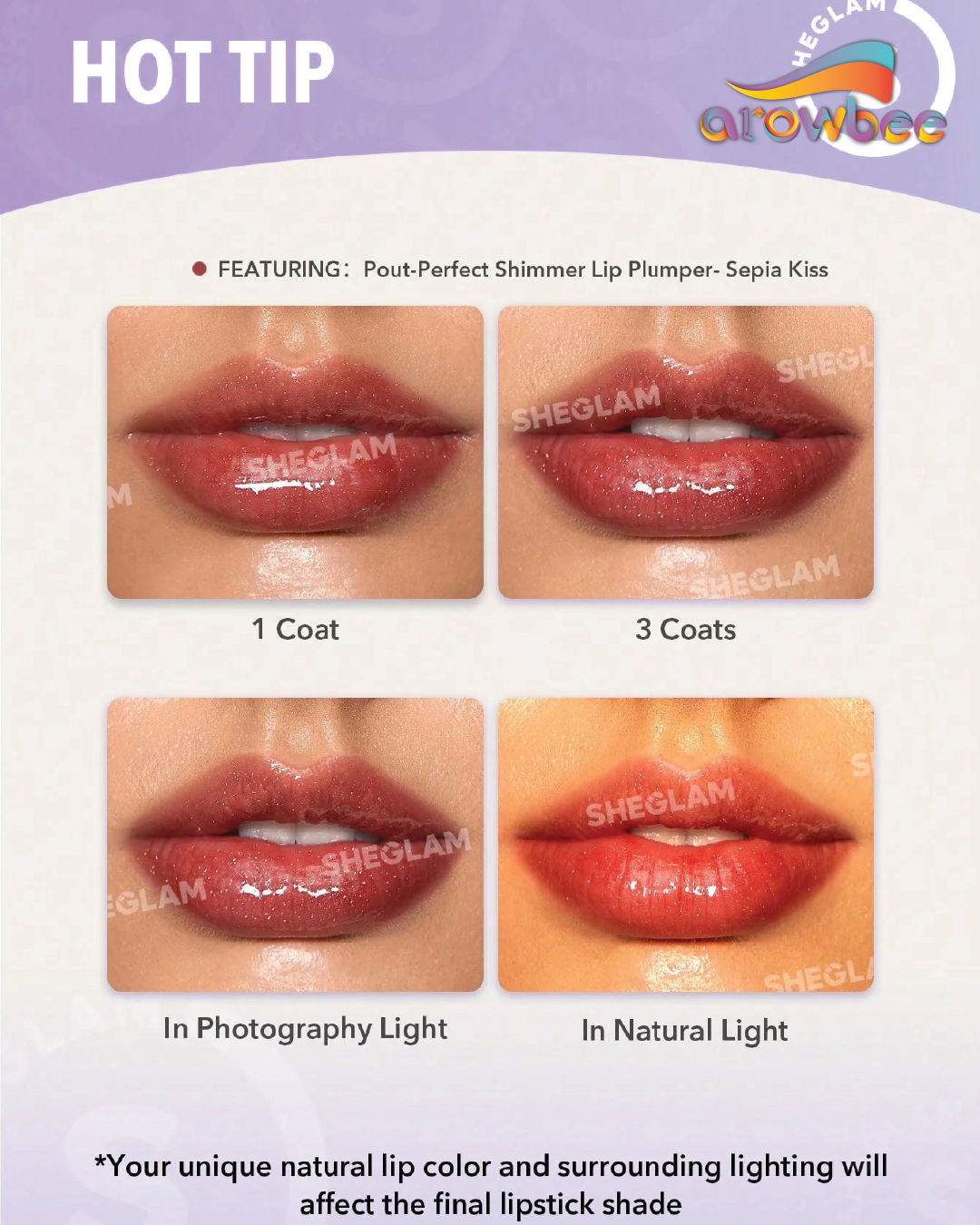 SHEGLAM Pout-Perfect Shimmer Lip Plumper