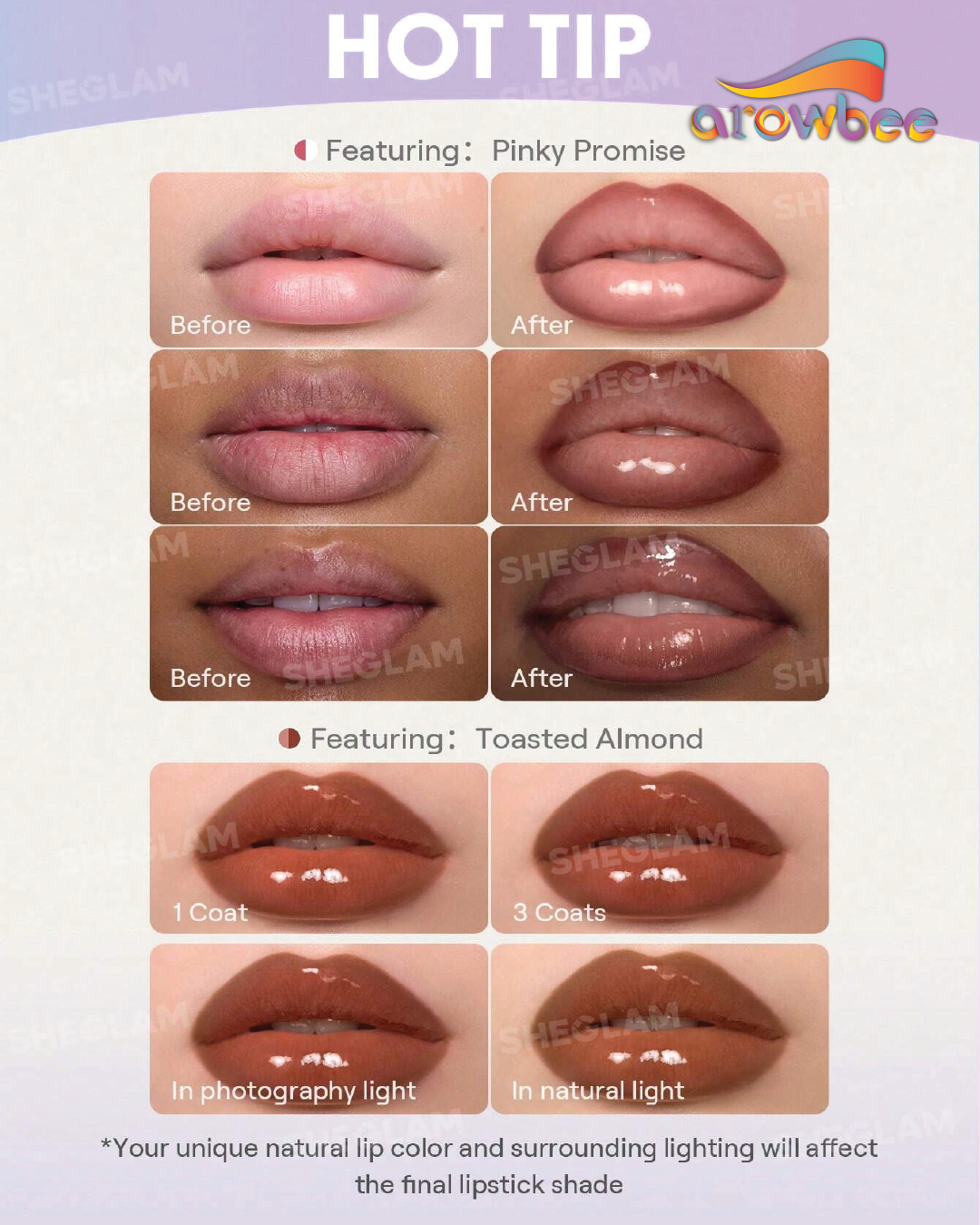 SHEGLAM Line To Shine Peel-Off Lip Stain & Gloss Duo