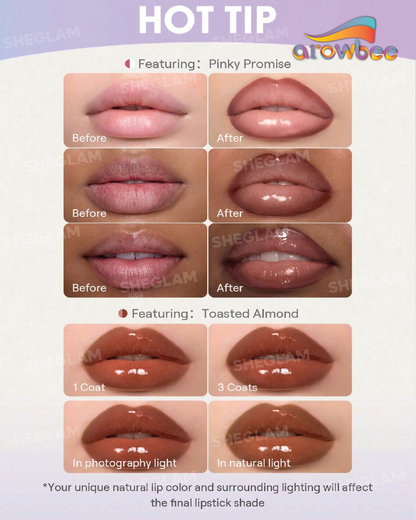 SHEGLAM Line To Shine Peel-Off Lip Stain & Gloss Duo